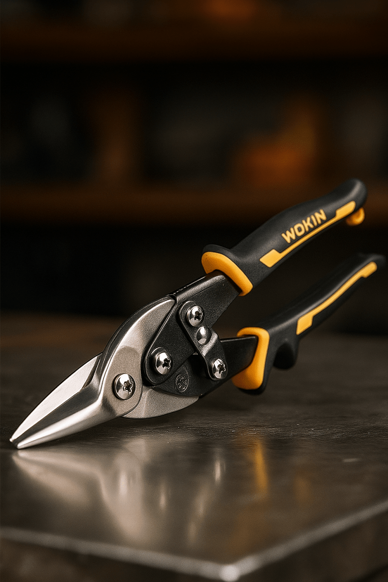 Tijeras De Aviacion Corte Recto 10puLG Wokin2