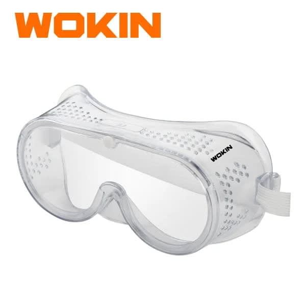 Lentes De Seguridad Antiparra Transparente Con Elastica Wokin3