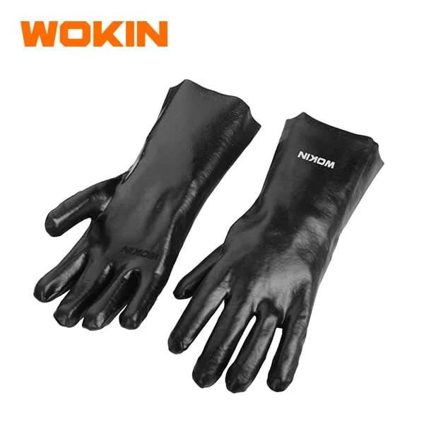 Guantes De Trabajo PVC 35cm Wokin2