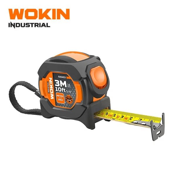 Cinta Huincha Métrica Industrial 8mts X 25mm Wokin3