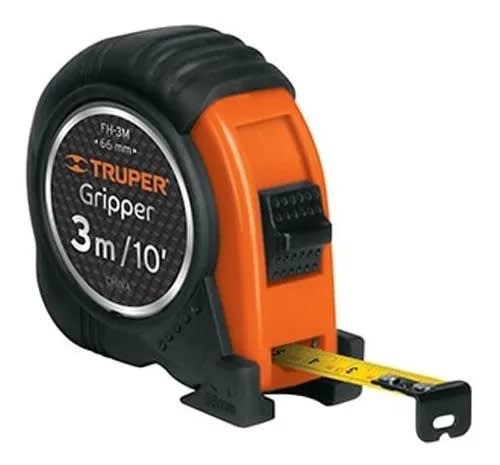 Huincha Para Medir 3mts Contra Impacto Truper 0