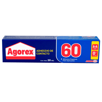 Adhesivo Contacto 60 Agorex 20cc Pomo2