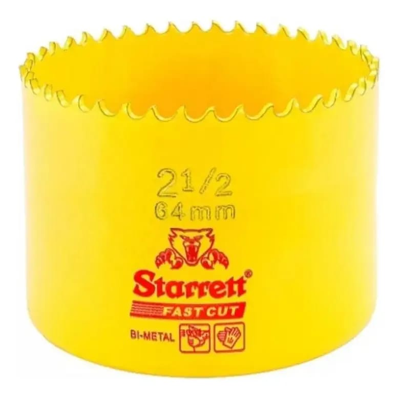 Sierra Copa Bimetal 64mm 2.1/2 Starrett Extra Cobalto 0