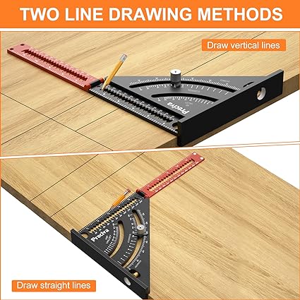 Escuadra Carpinteria Aluminio Macizo Extension Plegable2