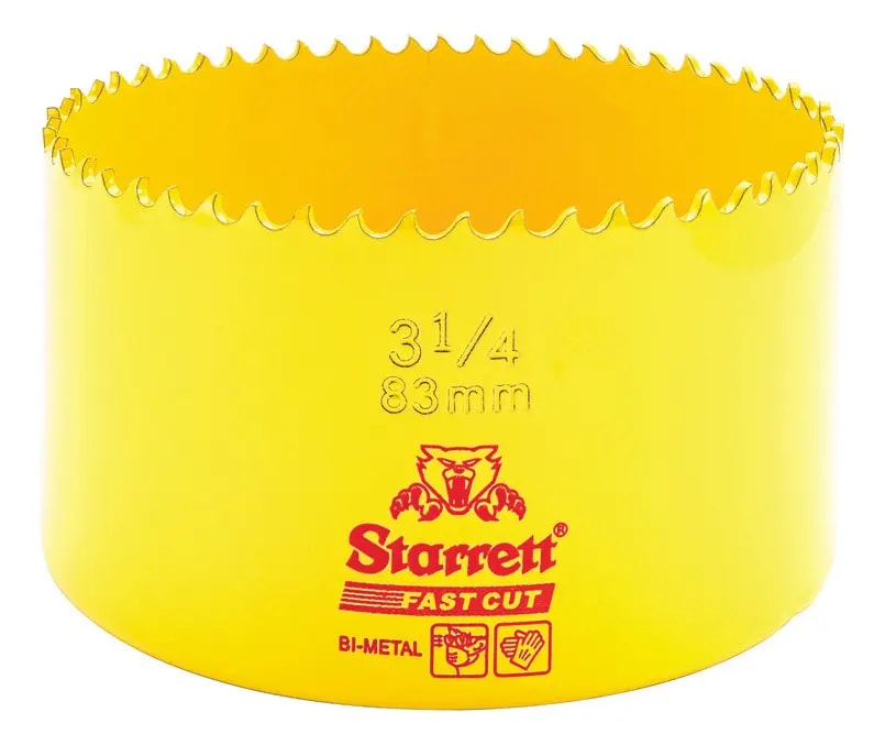 Sierra Copa Bimetal 83mm 3. 1/4  Starrett Extra Cobalto 0