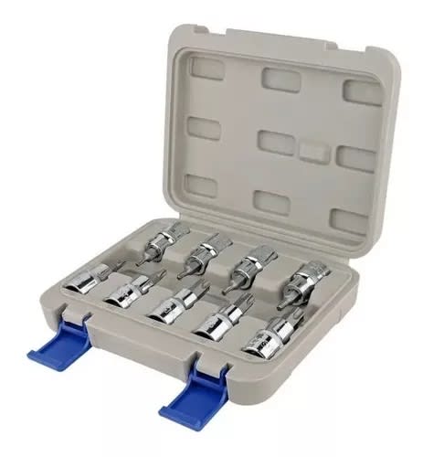 Set De Dados Torx 9pcs Cuadrante De 1/2¨ Irimo 2