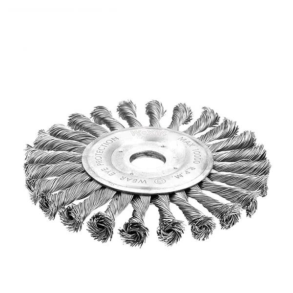 Grata Plana De Acero Trenzado 150mm Wokin 0