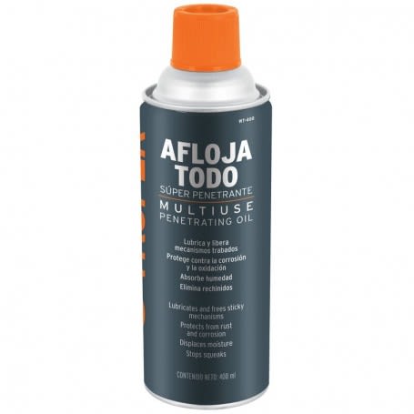 Aceite lubricante anticorrosivo afloja todo truper en aerosol 0