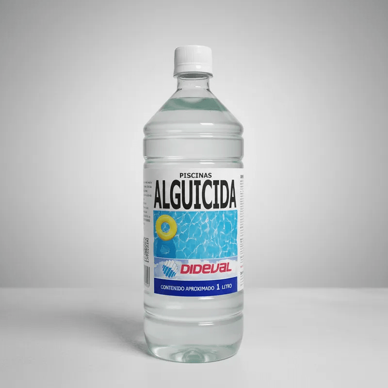 Alguicida Para Piscina 1 Litro Antiga Algas y Musgo Dideval3