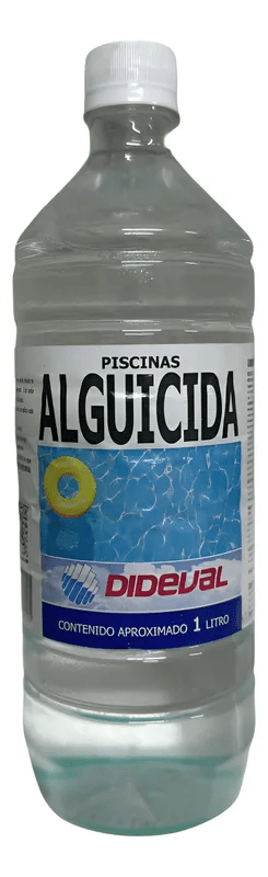 Alguicida Para Piscina 1 Litro Antiga Algas y Musgo Dideval 0