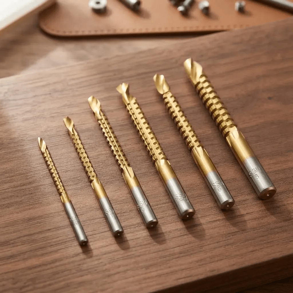 Set 6 Brocas Sierras Hss Recubierta De Titanio 3 A 8 Mm5