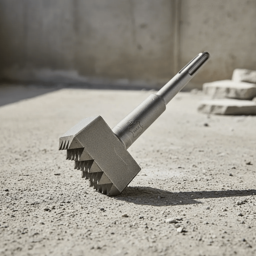 Bujarda 60x60mm Eje Incorporado 24cm Toma Sds-max Punto 0