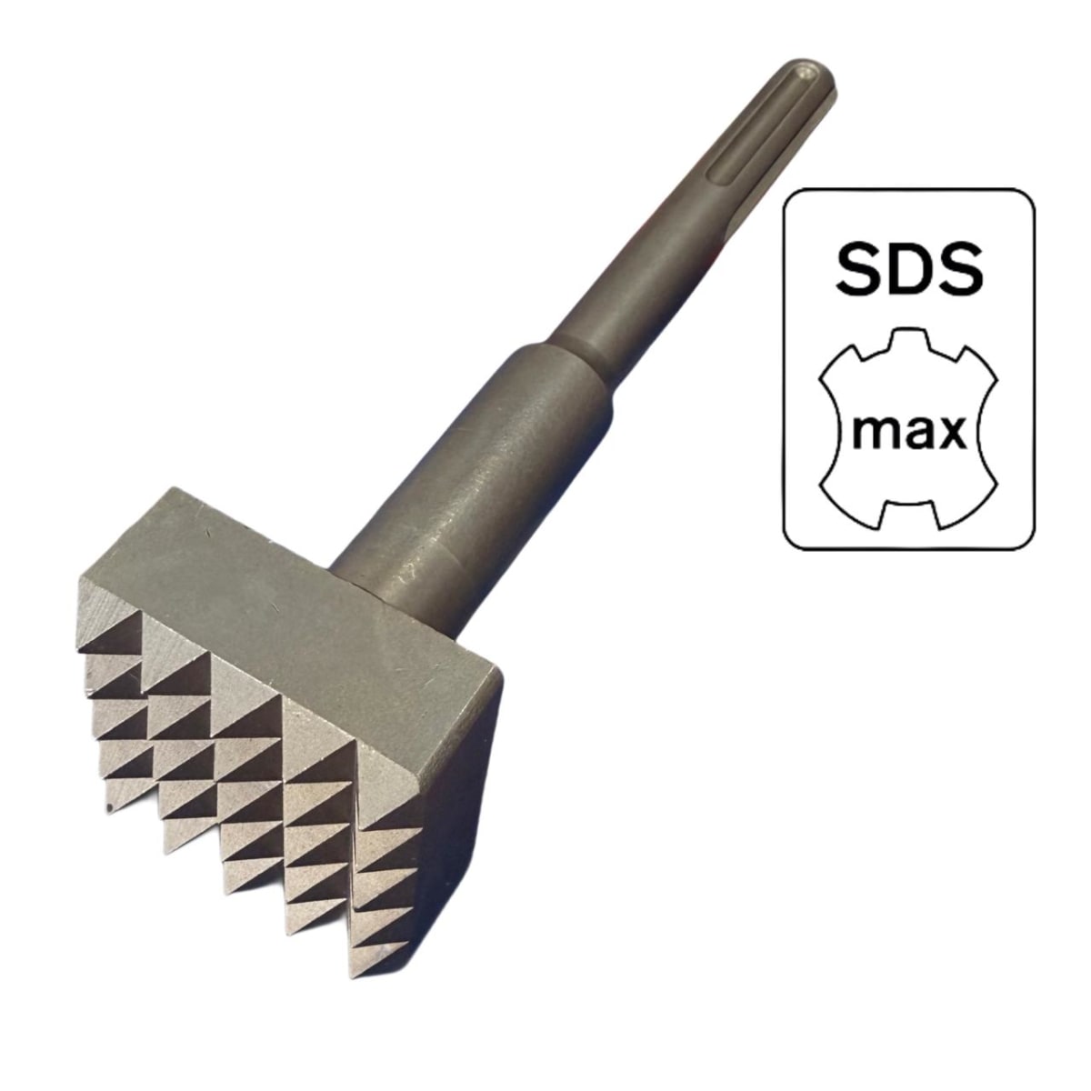 Placa Bujarda 60 x 60 Con Bastago De Sds Max2