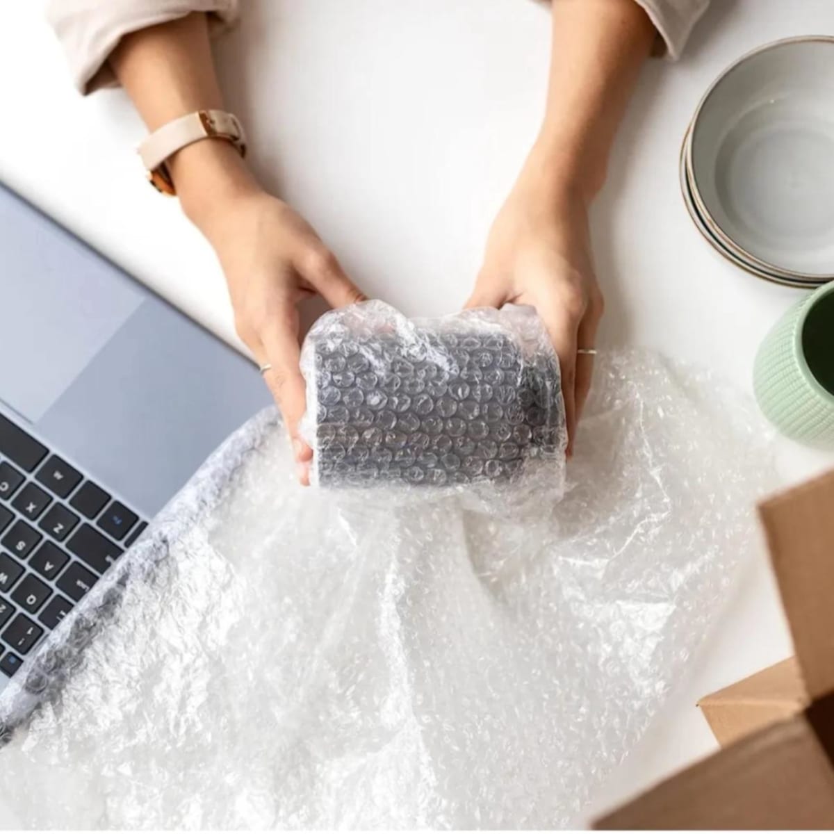 Plastico Burbuja Rollo 1mts x 80mts Burbuja De 1/23