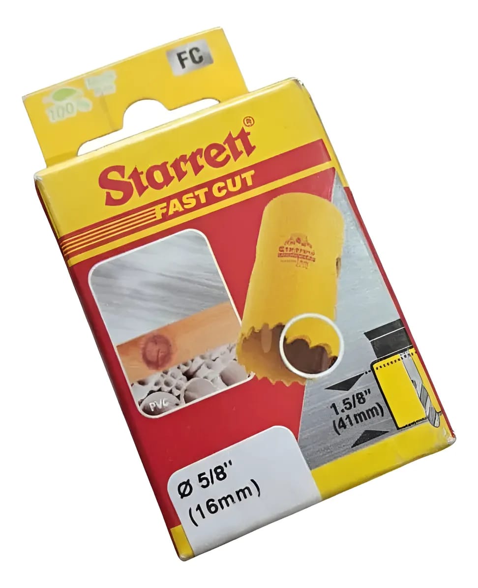 Sierra Copa Bimetal 16mm Starrett Extra Cobalto3