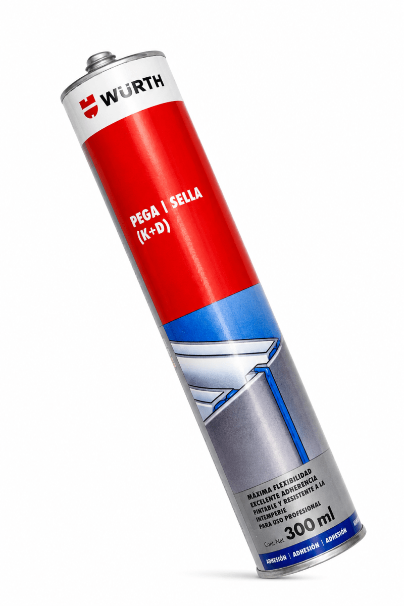 Pega Y Sella K + D Sellador De Poliuretano 300ml GRIS Wurth3