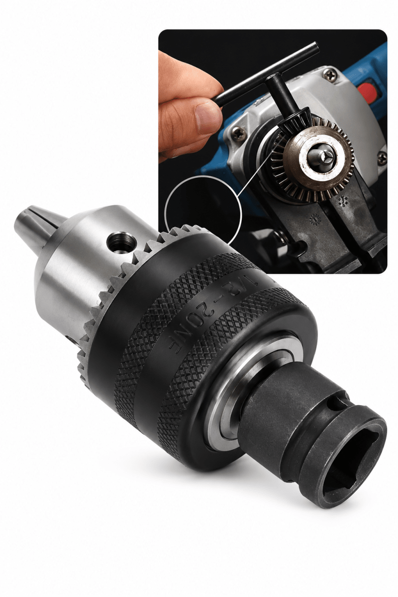 ADAPTADOR PARA LLAVE DE IMPACTO 1/2 CON PORTABROCAS DE 1.5 A 13mm5