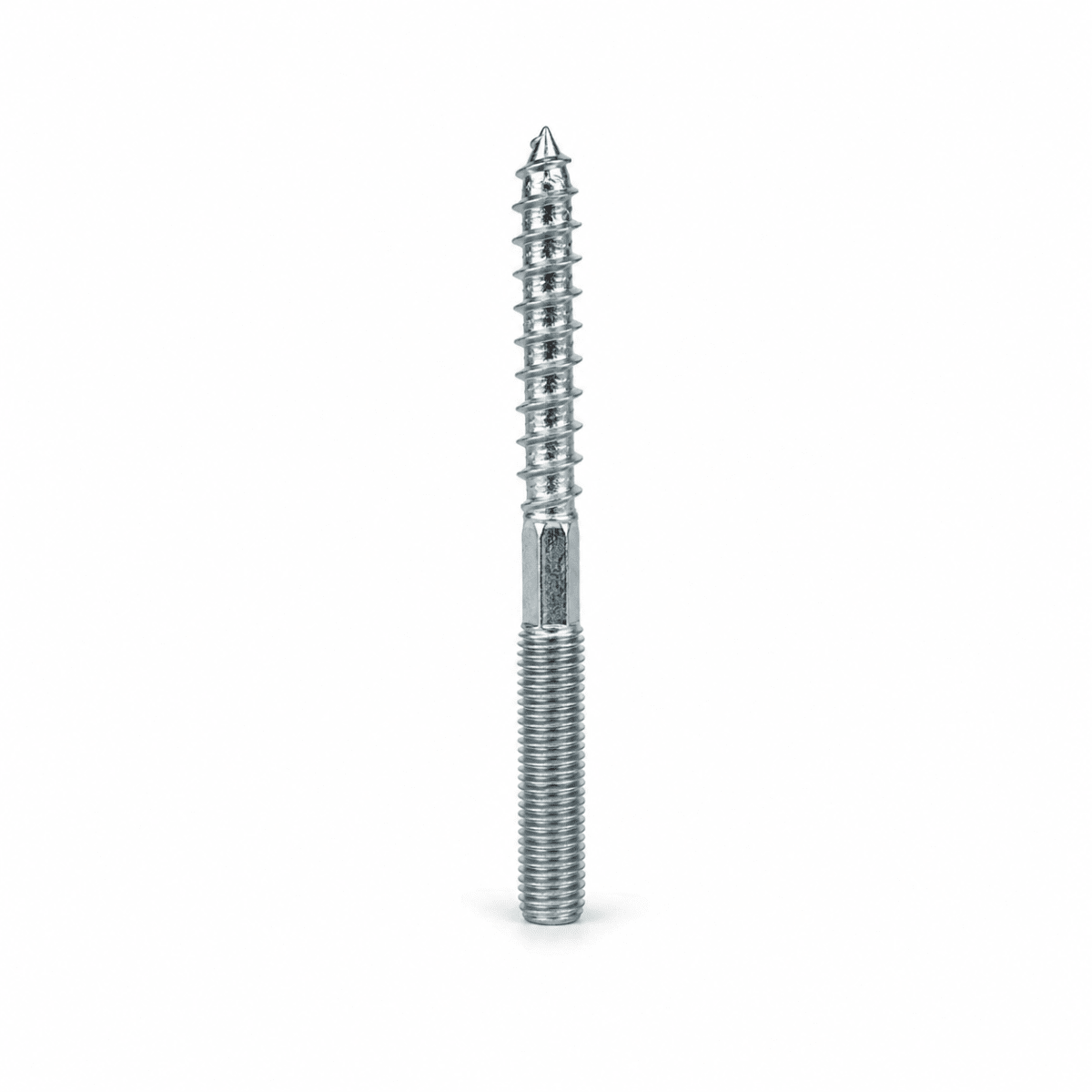 PERNO TORNILLO HILO M8x5/16x80mm + Tarugo nylon 10mm Pack 4 Unidades3