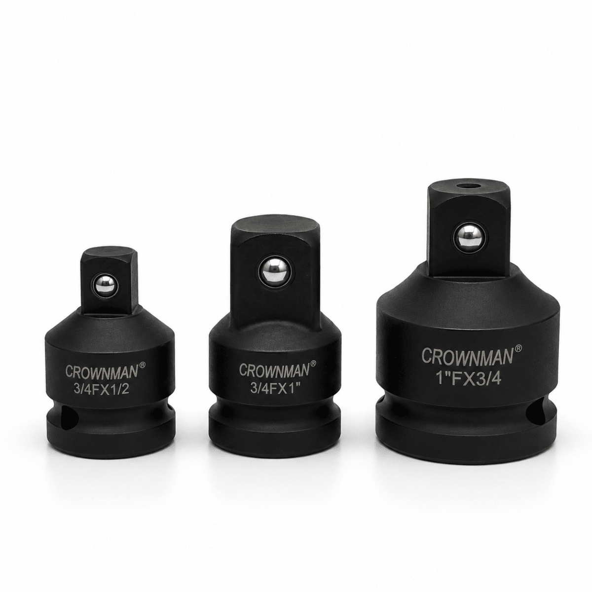 Adaptador Cuadrante Para Dado Impacto 1 a 3/4, 1/2, 3/8, 1/4 de 8pcs Encastre Reductor Ampliacion4