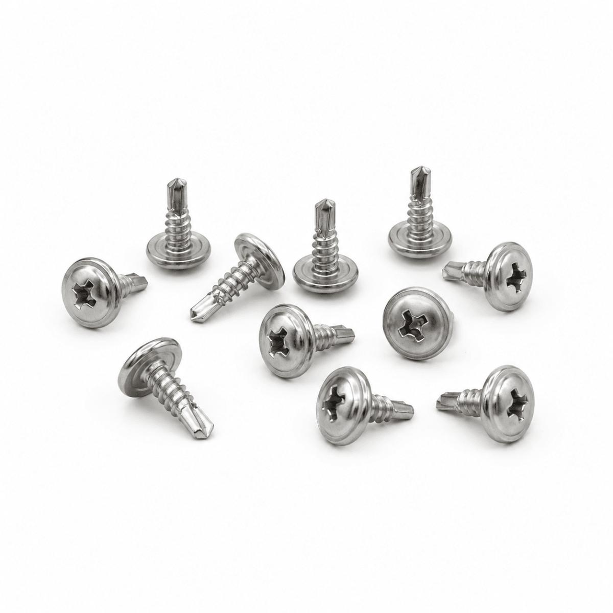 PACK TORNILLOS AUTOPERFORANTE INOX PUNTA BROCA 8x1/2 x100 Unidades4