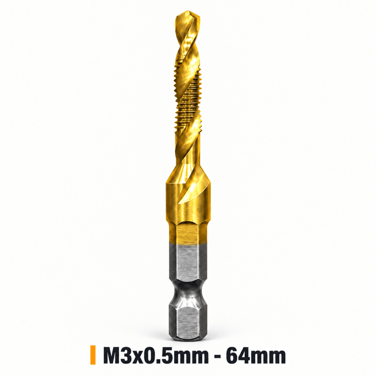 SET 6 BROCAS MACHO MADERA Y  METAL M3 A M102
