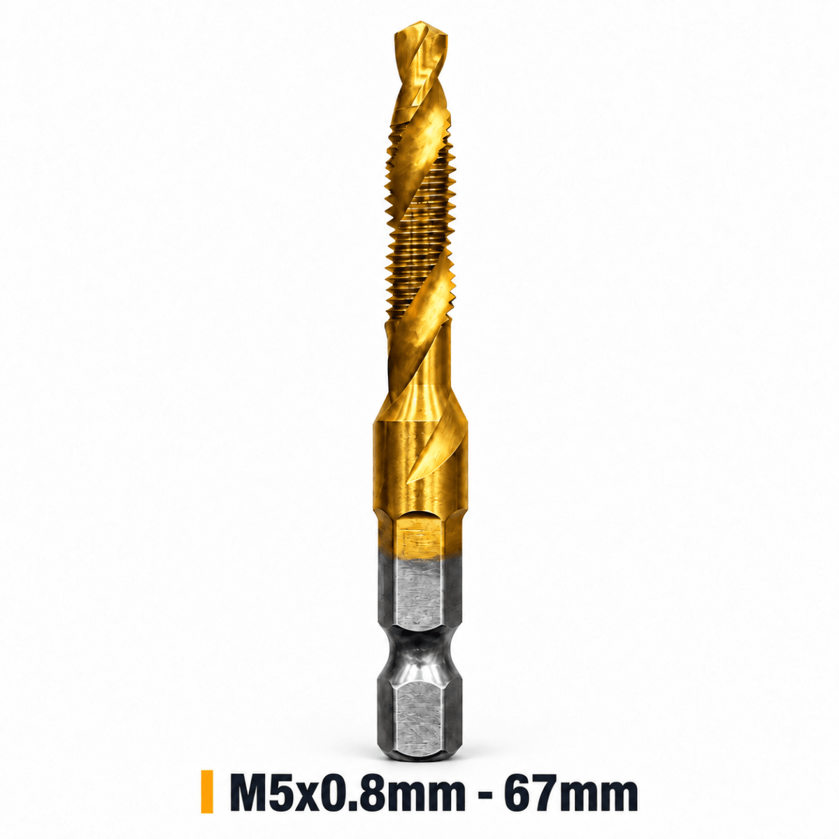 SET 6 BROCAS MACHO MADERA Y  METAL M3 A M104