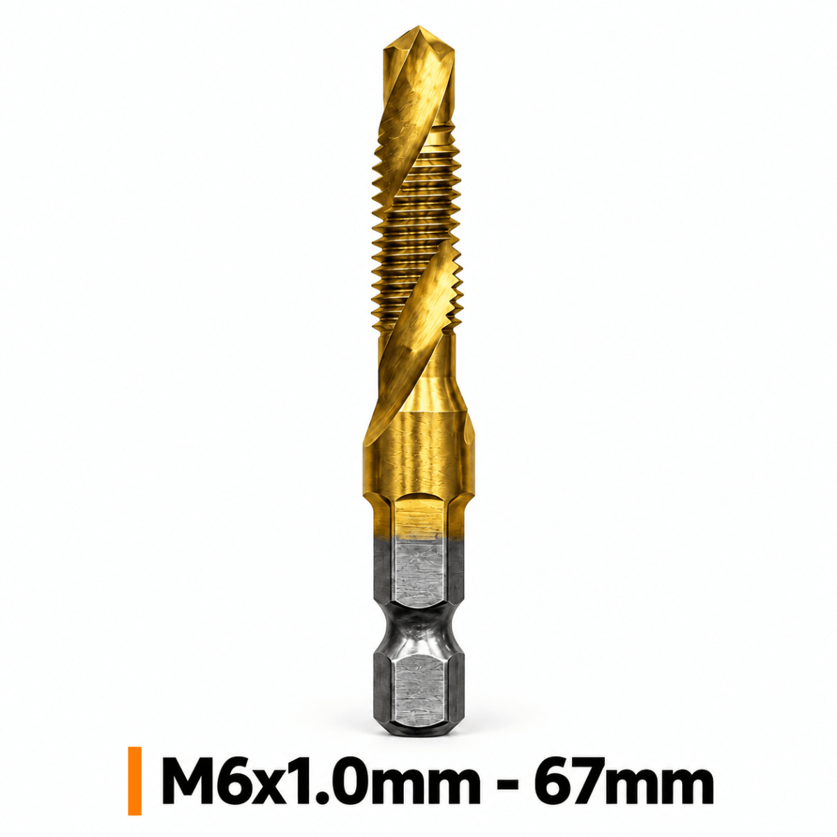 SET 6 BROCAS MACHO MADERA Y  METAL M3 A M105