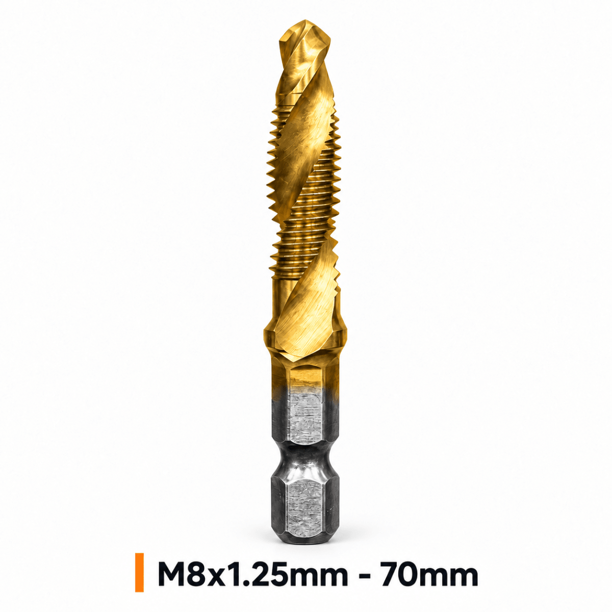 SET 6 BROCAS MACHO MADERA Y  METAL M3 A M106