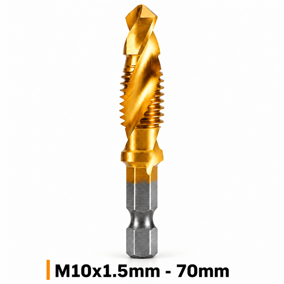SET 6 BROCAS MACHO MADERA Y  METAL M3 A M107