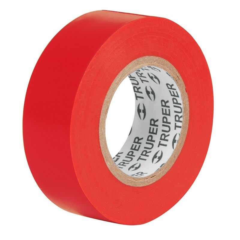 Huincha Aisladora Roja 18mts X 19mm Truper2