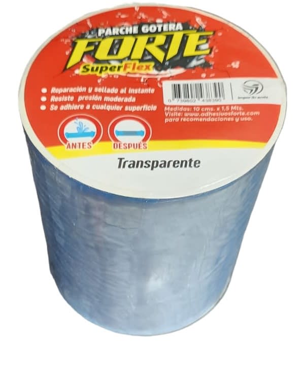 Huincha Tapagotera Cinta Parche Piscina Pvc Multiuso Transparente 0