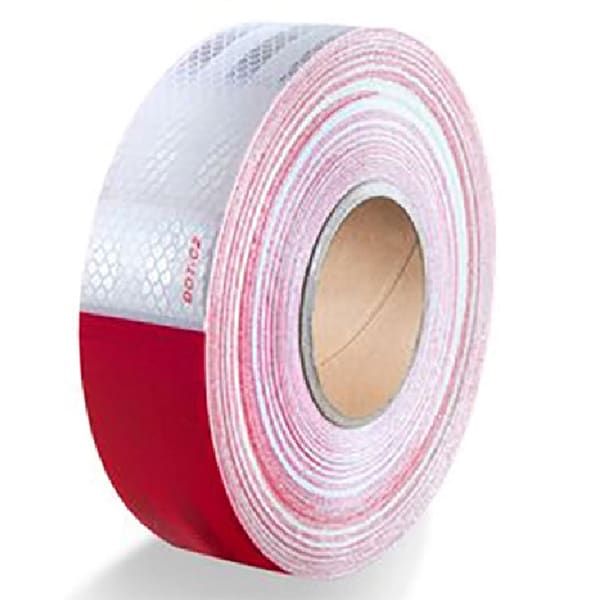 Cinta Reflectante Bicolor Blanco, Rojo 0