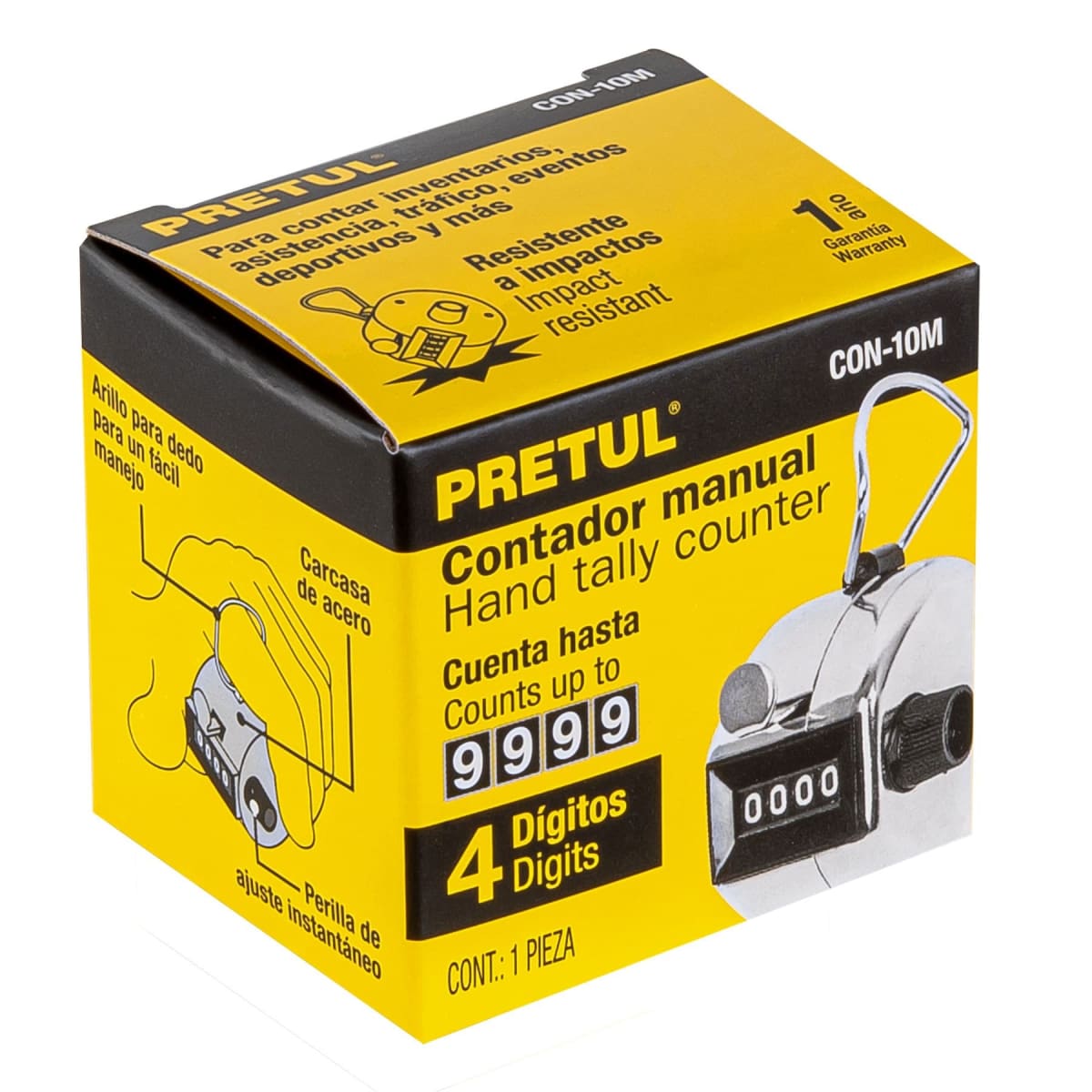 Contador Manual 4 Digitos Con-10m Pretul1