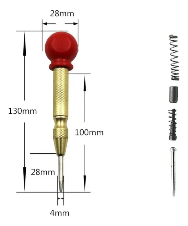 Punzón Centro Automático 5 Marcador De Punto Multiuso8