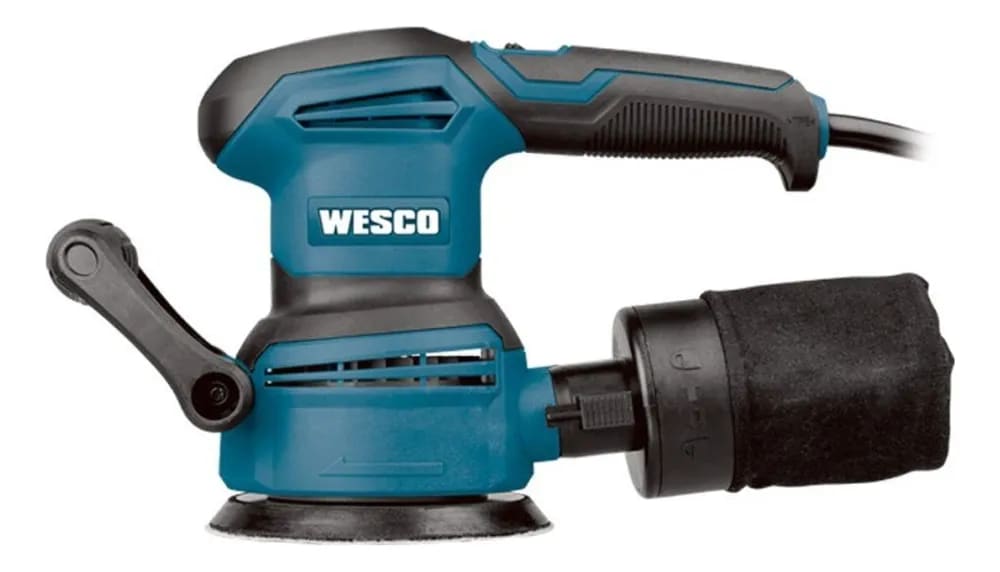 Lijadora Roto Orbital Wesco Ws4265 400w 125mm Con Velcro Verde3