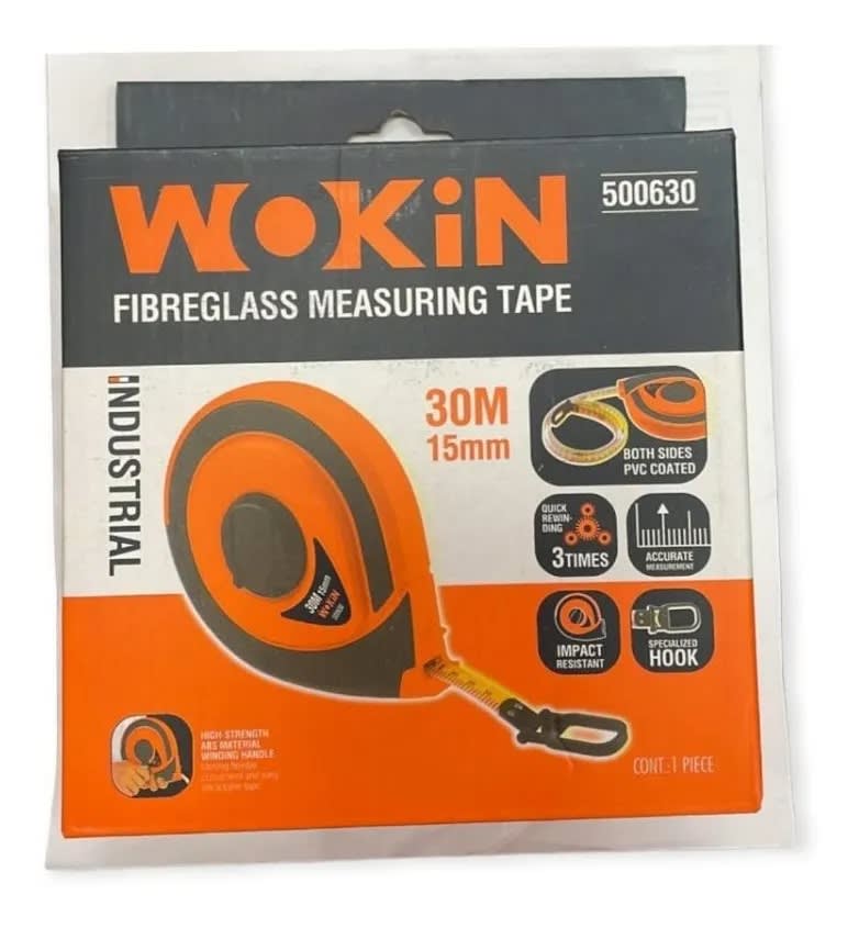 Huincha De Medir 30mts X 15mm Wokin2