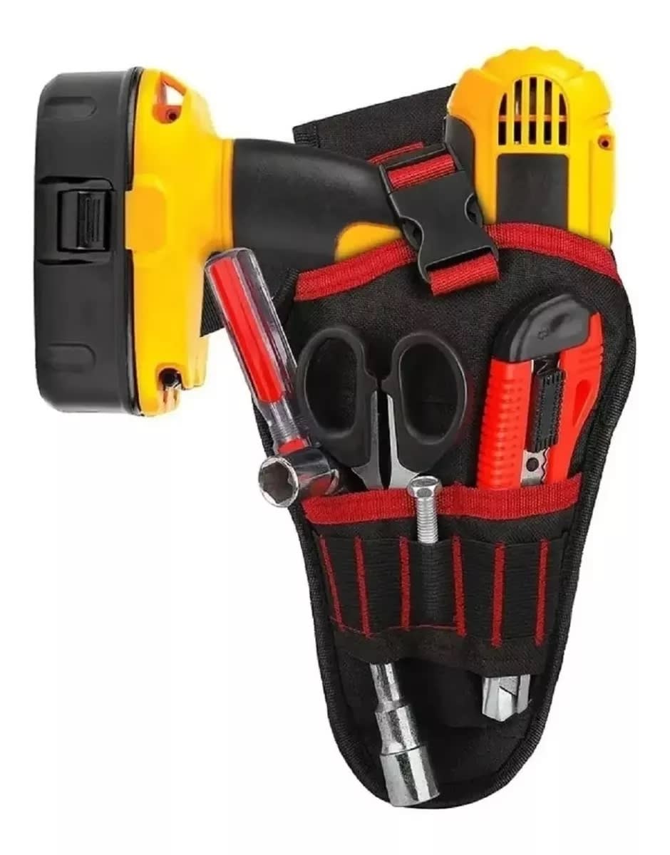 Coleto Porta Taladro Cinturón Carpintero Tools1