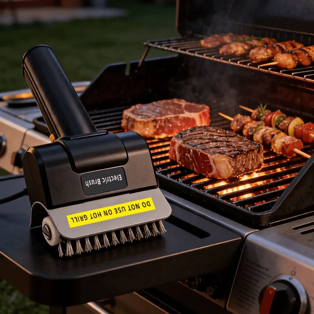 Cepillo Limpia Parrilla Inalambrico Limpiador Barbacoa7