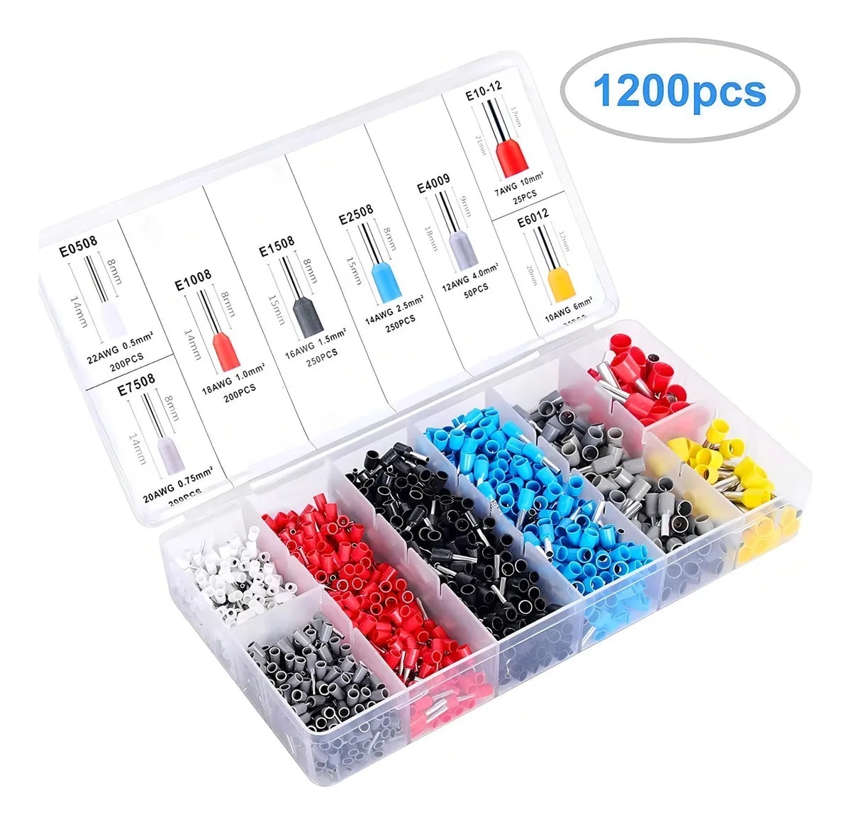ALICATES GENERICOS Set Alicate Crimpador + 1200 Terminales3