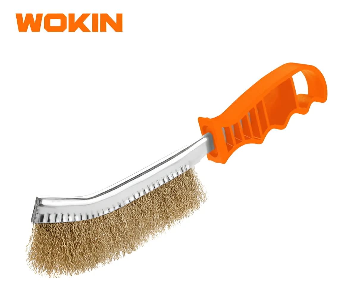 Escobilla De Acero Latonado Anti-chispa 250mm Wokin3
