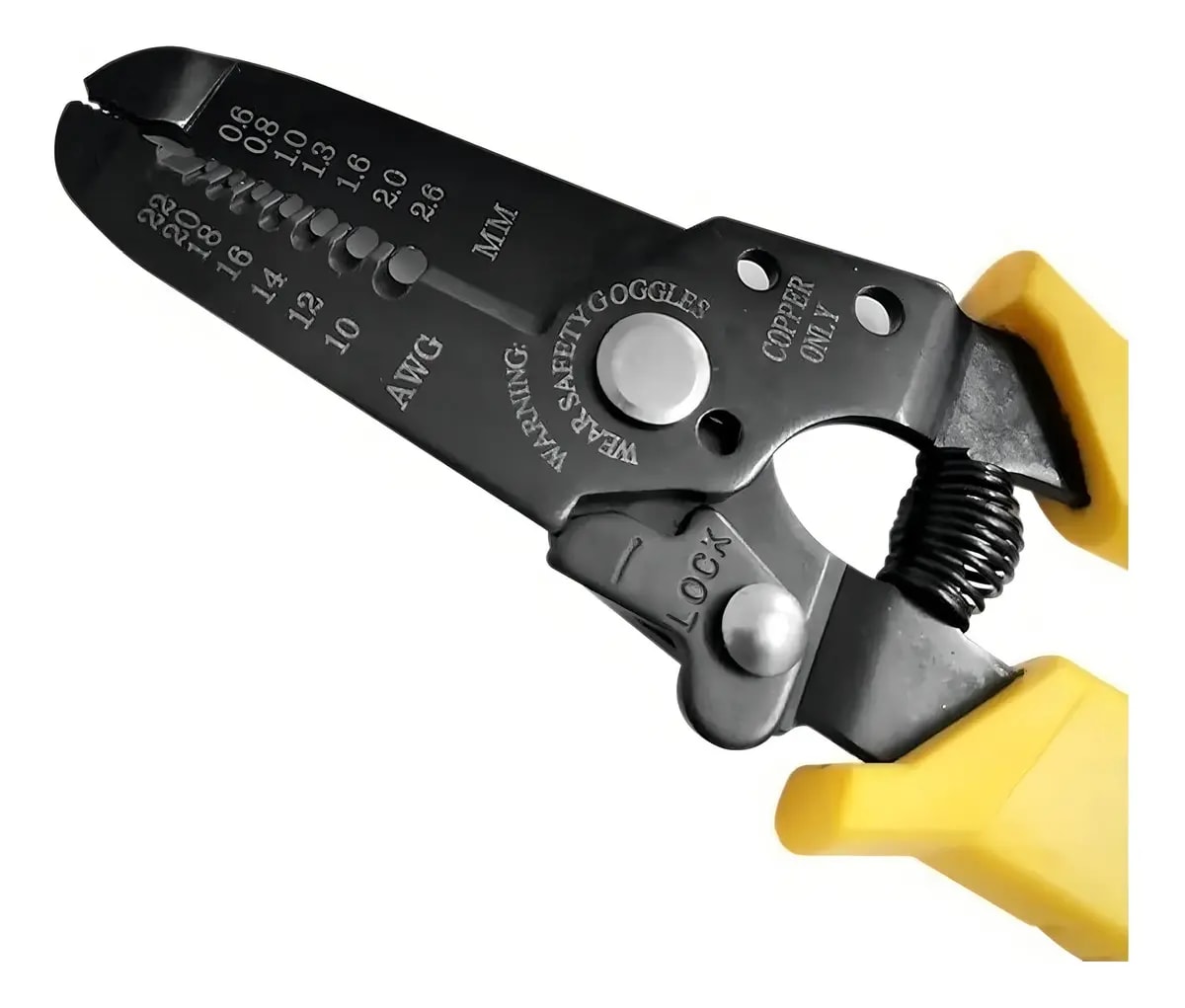 Alicate Pelacable Cortador Crownman 6'' Mango Antideslizante2