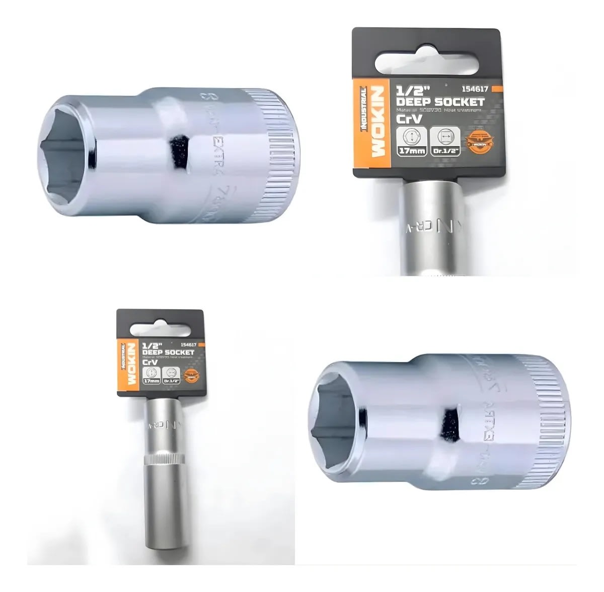 Dado Hexagonal Largo Cuadrante 1/2¨ 17mm Wokin2