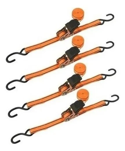 Amarra Para Carga Eslinga Chicharra 25mmx5m Set X4 Wokin 1