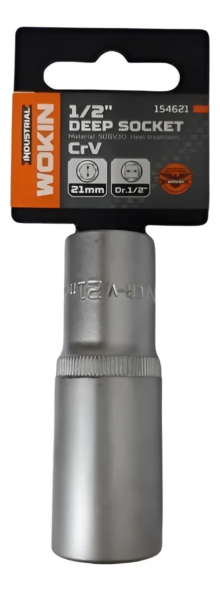 Dado Hexagonal Largo 1/2 Cuadrante X 21mm Wokin 1