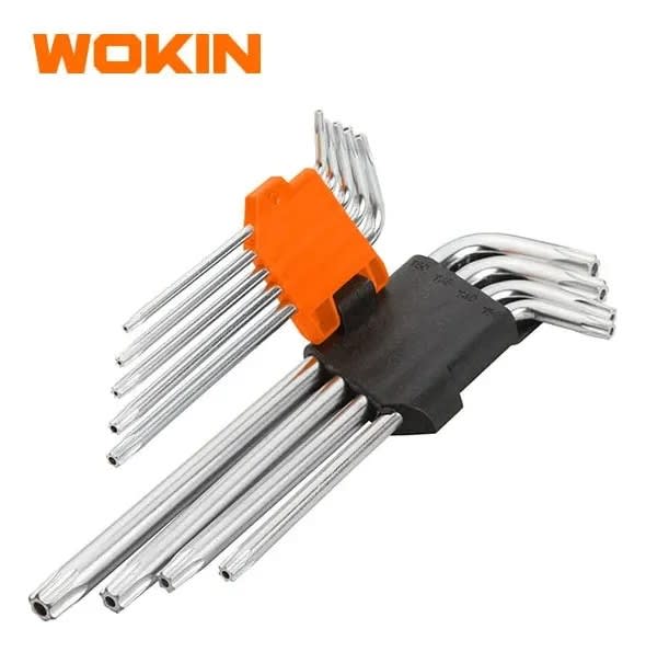 Juego De Llaves Torx Largas Wokin Con Orificio Set 9 Piezas1