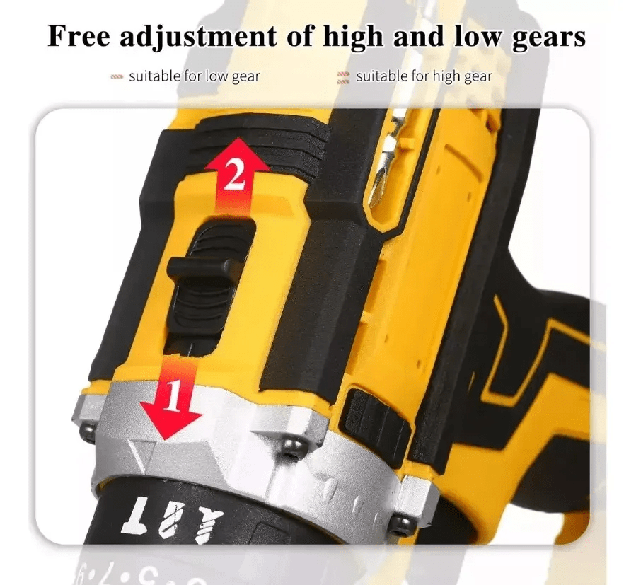 Taladro Inalámbrico 48v Percutor Atornillado 2 Baterías3