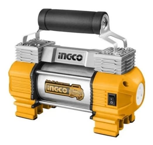 Compresor Auto 12 Volt 18amp Uso Rudo 120psi (10bar) Aac2508 2