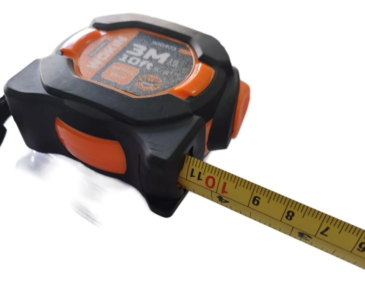 Huincha De Medir Industrial 3mts X 16mm Wokin Goma Antigolpe1