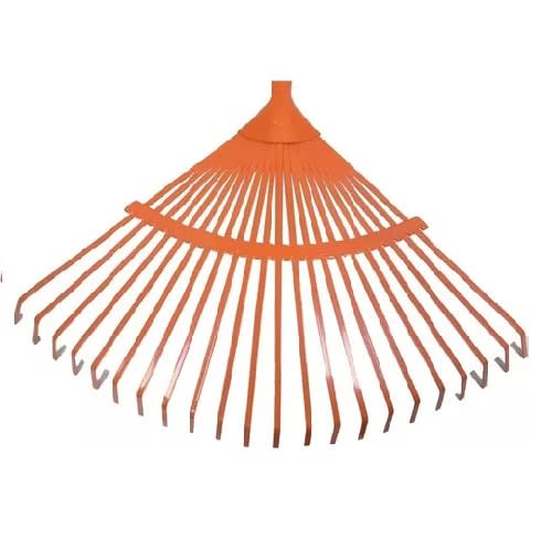 Barre Hojas Metalico 22 Dientes Con Mango De Madera Truper3