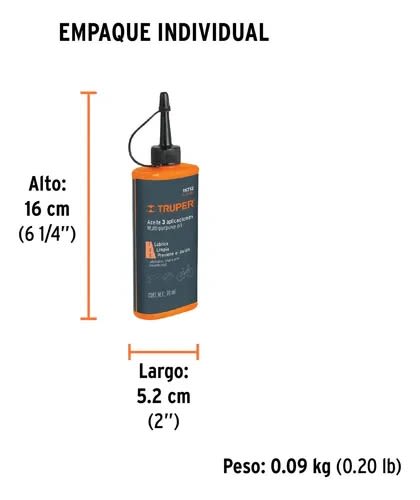 Aceite Multiusos Truper 3 Aplicaciones 90ml2
